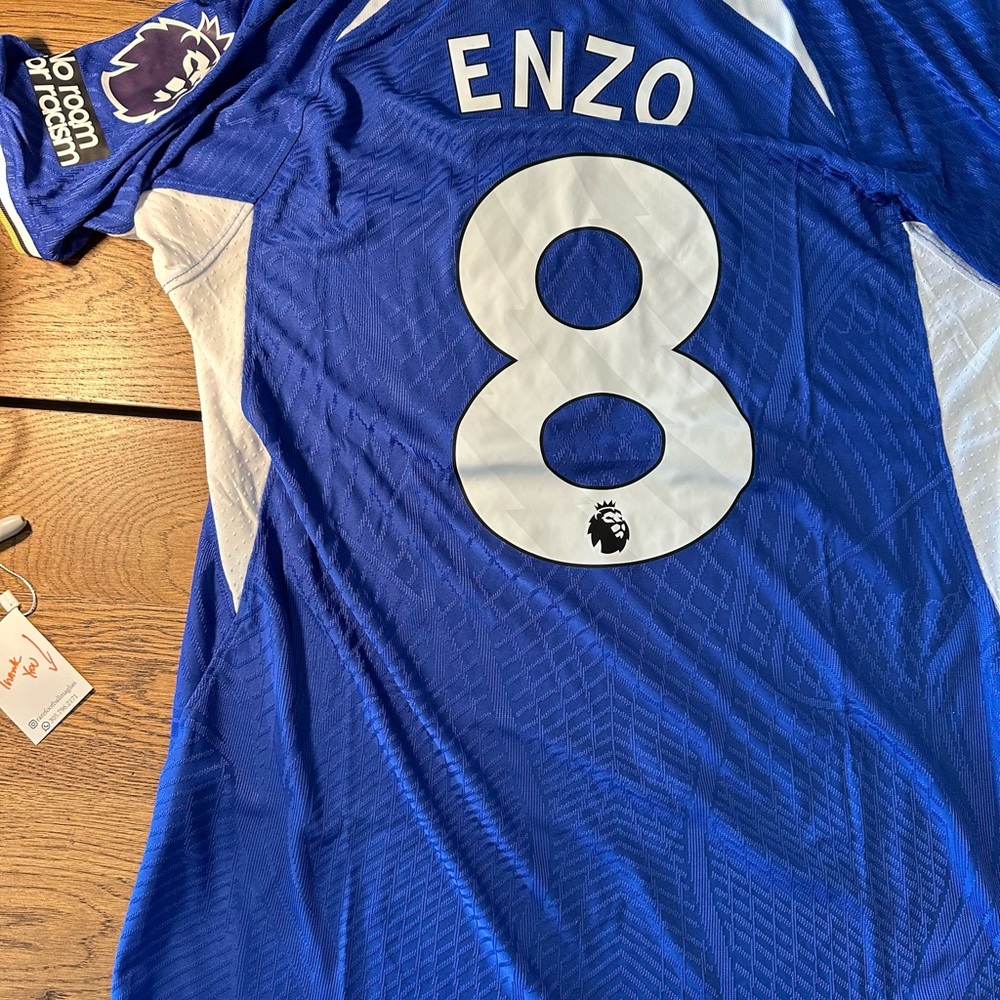 Chelsea Enzo Fernandez Home Jersey. New!! LARGE.